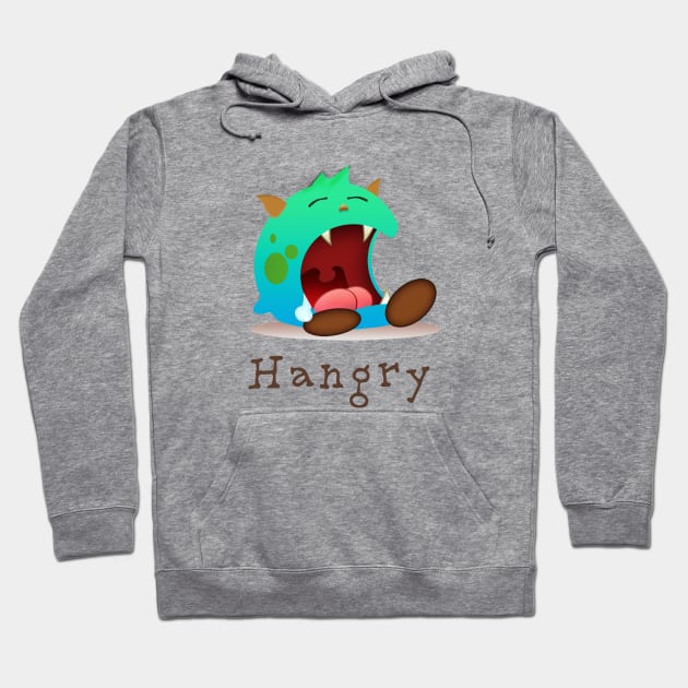 Hangry Monster Hoodie by cast8312